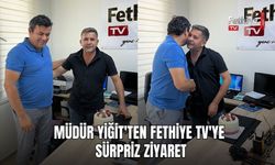 Müdür Yiğit'ten Fethiye TV'ye Sürpriz Ziyaret