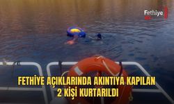 Fethiye Açıklarında Akıntıya Kapılan 2 Kişi Kurtarıldı