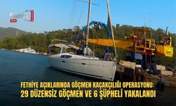 Fethiye Açıklarında Göçmen Kaçakçılığı Operasyonu: 29 Düzensiz Göçmen Ve 6 Şüpheli Yakalandı