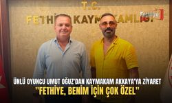 Ünlü Oyuncu Umut Oğuz'dan Kaymakam Akkaya'ya Ziyaret