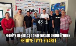 Fethiye Beşiktaş Taraftarlar Derneği'nden Fethiye TV'ye Ziyaret