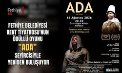 Fethiye Belediyesi Kent Tiyatrosu'nun Ödüllü Oyunu "Ada" Seyircisiyle Yeniden Buluşuyor