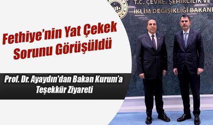 Prof. Dr. Ayaydın'dan Bakan Kurum’a Teşekkür Ziyareti