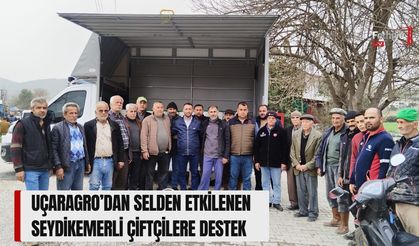 Uçaragro’dan Selden Etkilenen Seydikemerli Çiftçilere Destek