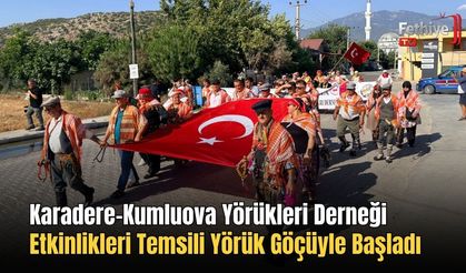 Karadere-Kumluova Yörükleri Derneği Etkinlikleri Temsili Yörük Göçüyle Başladı