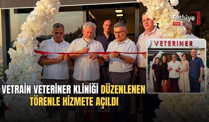 Vetrain Veteriner Kliniği Düzenlenen Törenle Hizmete Açıldı