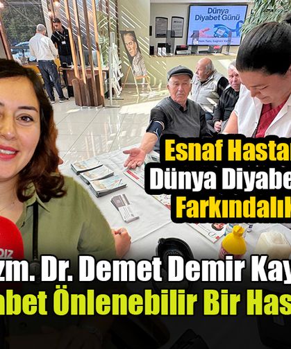 Esnaf Hastanesi’nden Dünya Diyabet Günü'nde Farkındalık Etkinliği