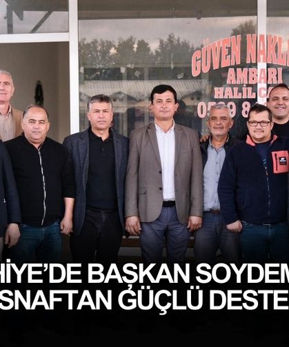 Fethiye’de Başkan Soydemir’e Esnaftan Güçlü Destek