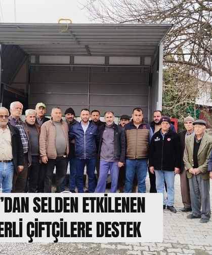 Uçaragro’dan Selden Etkilenen Seydikemerli Çiftçilere Destek