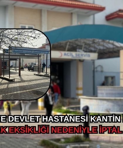 Fethiye Devlet Hastanesi Kantin İhalesi Evrak Eksikliği Nedeniyle İptal Edildi