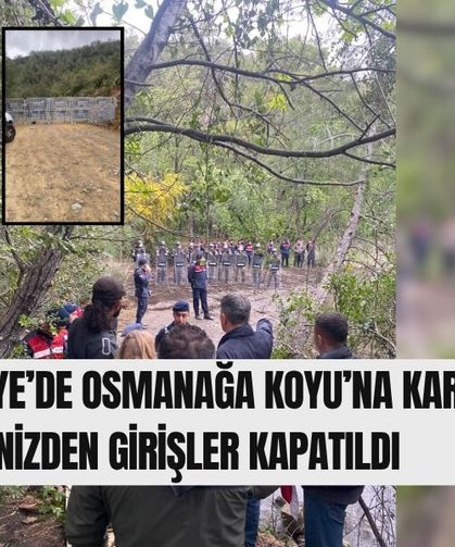 Fethiye’de Osmanağa Koyu’na Karadan Ve Denizden Girişler Kapatıldı