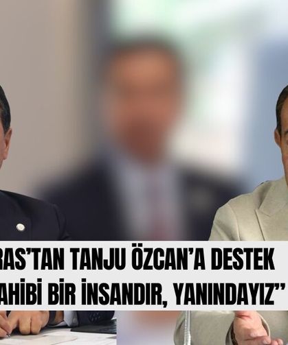 Başkan Aras’tan Tanju Özcan’a Destek