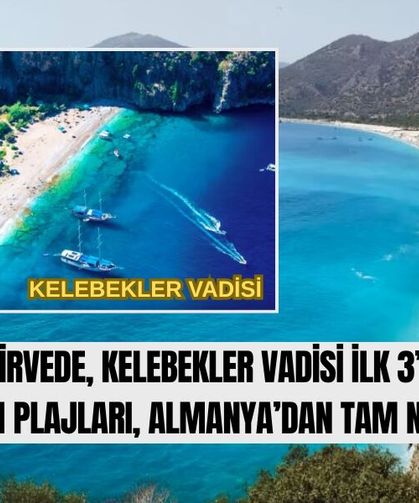Fethiye’nin Plajları, Almanya’dan Tam Not Aldı