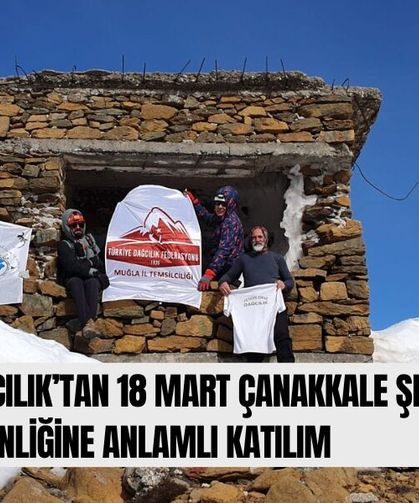 Likya Dağcılık’tan 18 Mart Çanakkale Şehitlerini Anma Etkinliğine Anlamlı Katılım