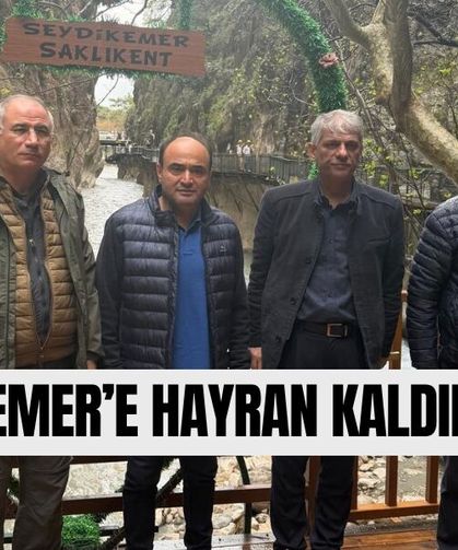 Başkan Akdenizli’nin Misafirlerinden Seydikemer’e Övgü