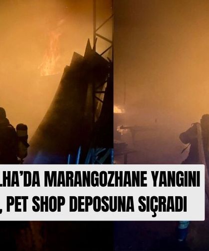 Karaçulha’da Marangozhane Yangını