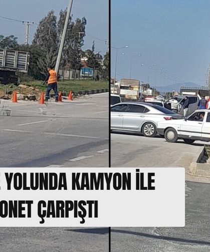 Çevre Yolunda Kamyon İle Kamyonet Çarpıştı