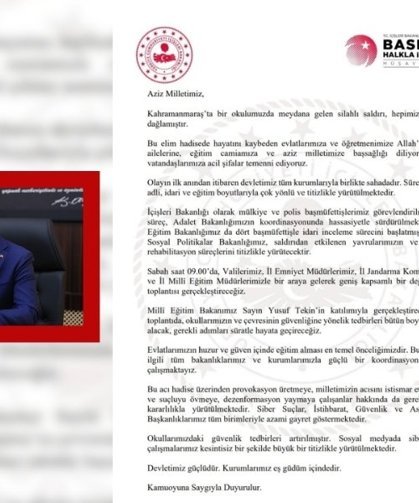 Muğla Valiliği'nden Okul Saldırısına İlişkin Açıklama
