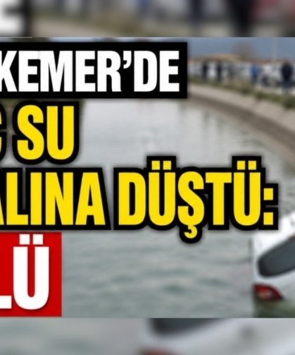 Seydikemer’de Araç Su Kanalına Düştü: 1 Ölü