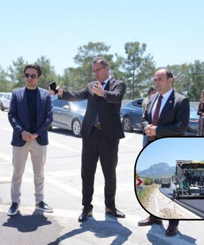 Seydikemer’de Karayolu Yatırımları Yerinde İncelendi