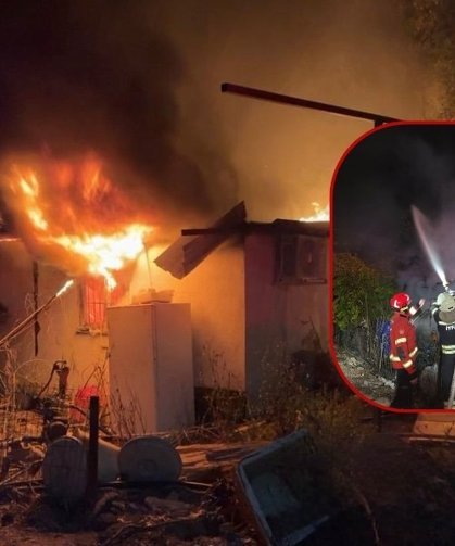 Fethiye’de Çıkan Yangında Tek Katlı Müstakil Ev Kullanılamaz Hale Geldi.