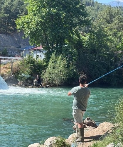 Seydikemer Ören Çayı Amatör Balıkçıların Gözdesi