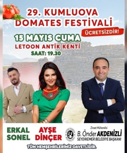Domatesin Başkenti Seydikemer’de Festival Heyecanı Başlıyor