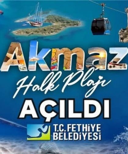 Akmaz Halk Plajı Hizmete Açıldı