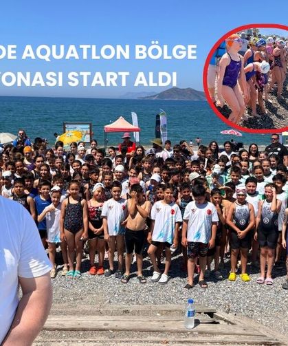 Fethiye’de Aquatlon Bölge Şampiyonası Start Aldı