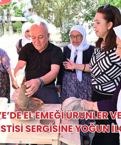 Fethiye’de El Emeği Ürünler Ve Dont Testisi Sergisine Yoğun İlgi
