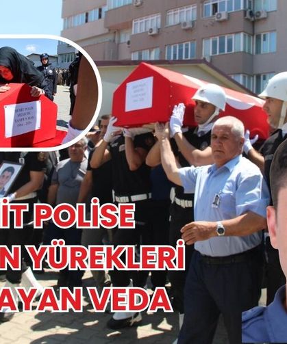 Şehit Polise Eşinden Yürekleri Dağlayan Veda
