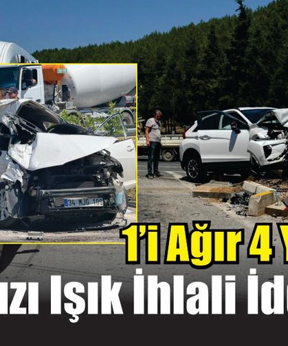 Ula’da Kırmızı Işık İhlali İddiası: 1’i Ağır 4 Yaralı