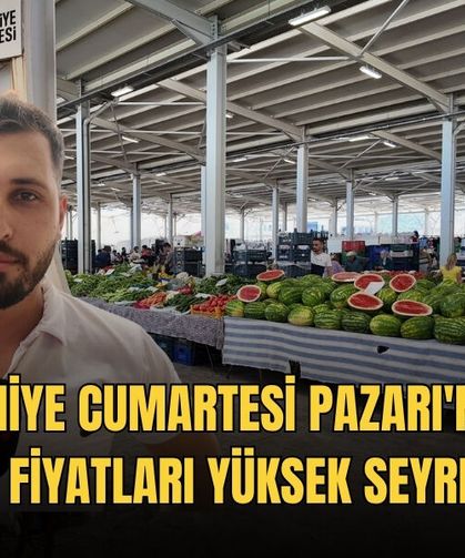 Fethiye Cumartesi Pazarı'nda Kavun Fiyatları Yüksek Seyrediyor