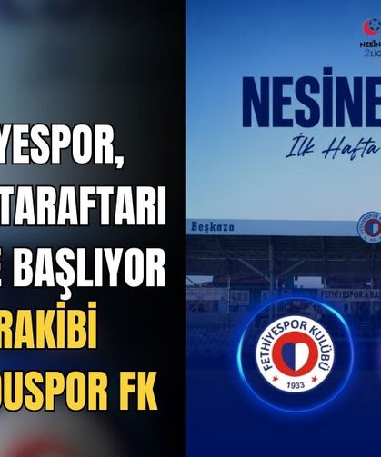 Fethiyespor, Sezona Taraftarı Önünde Başlıyor