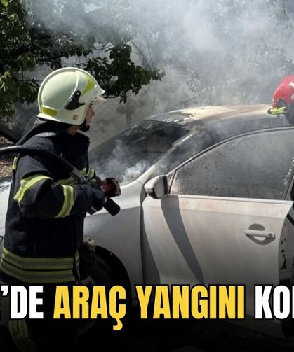 Fethiye’de Araç Yangını Korkuttu