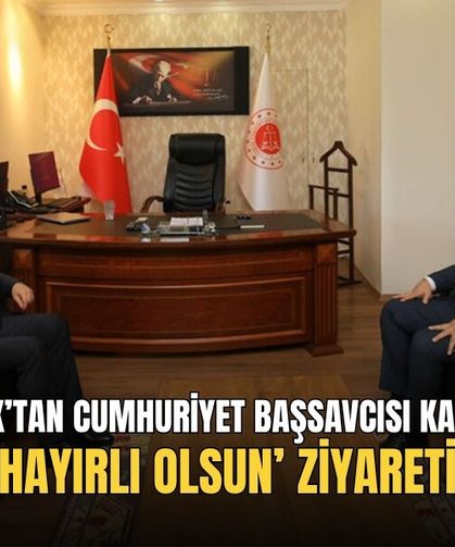 Vali Akbıyık’tan Cumhuriyet Başsavcısı Kayaközü’ne ‘Hayırlı Olsun’ Ziyareti