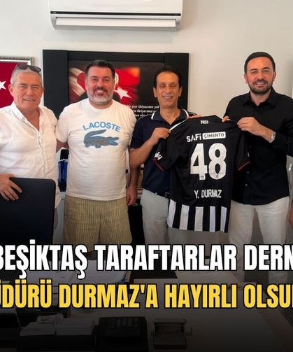 Fethiye Beşiktaş Taraftarlar Derneği'nden Nüfus Müdürü Durmaz'a Hayırlı Olsun Ziyareti