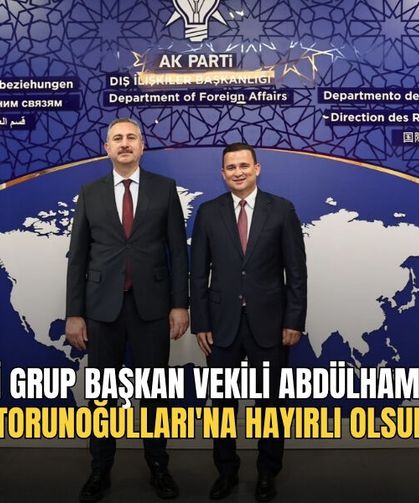 AK Parti Grup Başkan Vekili Abdülhamit Gül'den Ercan Torunoğulları'na Hayırlı Olsun Ziyareti