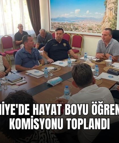 Fethiye'de Hayat Boyu Öğrenme Komisyonu Toplandı