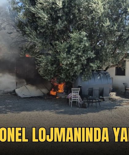 Personel Lojmanında Yangın