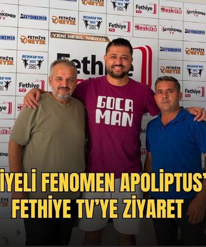 Fethiyeli Fenomen Apoliptus’tan Fethiye TV’ye Ziyaret