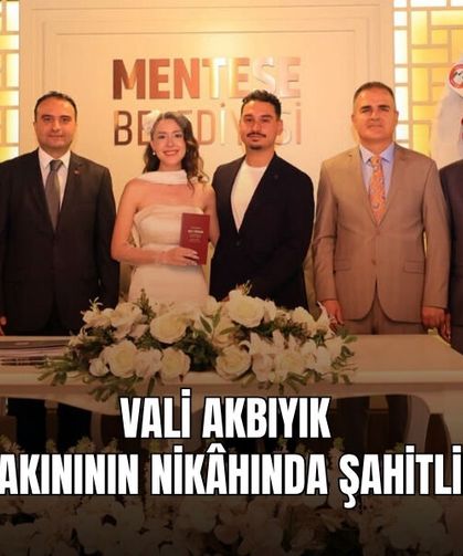 Vali Akbıyık Şehit Yakınının Nikâhında Şahitlik Yaptı