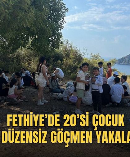 Fethiye’de 20’si Çocuk 39 Düzensiz Göçmen Yakalandı