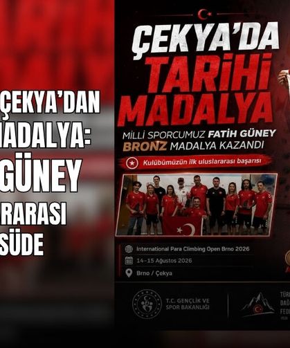 Muğla’ya Çekya’dan Tarihi Madalya: Fatih Güney Uluslararası Kürsüde