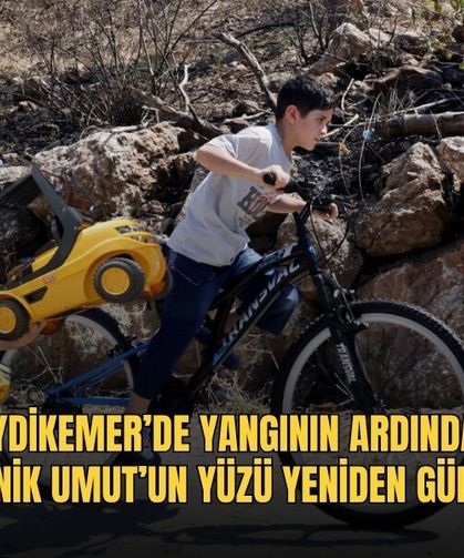 Seydikemer’de Yangının Ardından Minik Umut’un Yüzü Yeniden Güldü
