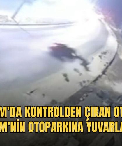 Bodrum'da Kontrolden Çıkan Otomobil Avm'nin Otoparkına Yuvarlandı