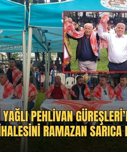 Seki Yağlı Pehlivan Güreşleri’nde Ağalık İhalesini Ramazan Sarıca Kazandı