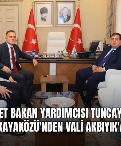 Adalet Bakan Yardımcısı Tuncay Ve Başsavcı Kayaközü'nden Vali Akbıyık'a Ziyaret