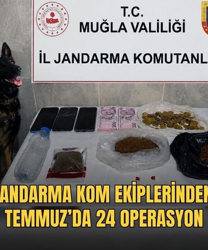 Jandarma Kom Ekiplerinden Temmuz’da 24 Operasyon