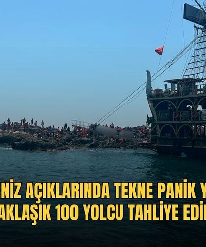 Ölüdeniz Açıklarında Tekne Panik Yarattı